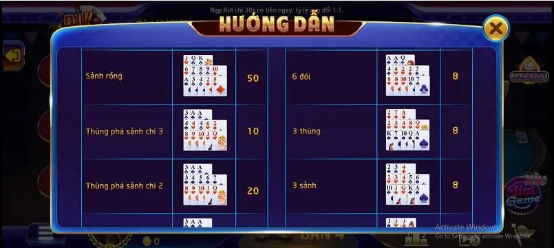 Trong cách chơi mậu binh người chơi phải biết suy nghĩ thật kỹ